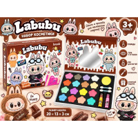 Набор косметики "Labubu" с помадой и тенями на 17 оттенков.20*13*3 см.1/144.Арт.3688-LC4