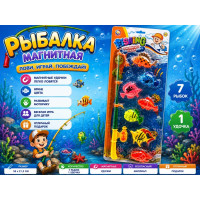 Рыбалка на 7 рыбок на планшете.21,5*58 см.1/72.Арт.895C-18