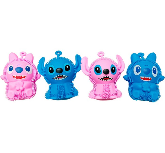 Силиконовый "Stitch" со светом на резинке.1 упак*12 штук.Цена за упаковку.1/30 упак.Арт.0619-1