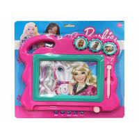 Доска магнитная для рисования "Barbi" на планшете.30*27 см.1/120.Арт.3653C