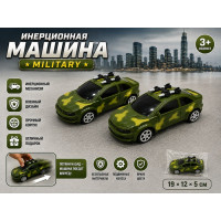 Машина инерционная "Military" в пакете.19*12*5 см.1/448.Арт.624-2