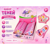Набор теней "Туфелька,Корона" в ассортименте.1 упаковка*20 штук.Цена за упаковку.1/50 уп.Арт.5051
