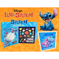 Набор косметики "Stitch" с помадой и тенями на 12 оттенков в книжке.17*19,5*3 см.1/120.Арт.3688-SZ14