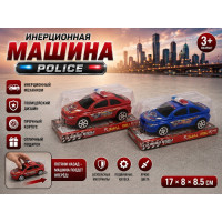 Машина инерционная "Police"под колпаком.17*8*8,5 см.1/288.Арт.2092-1
