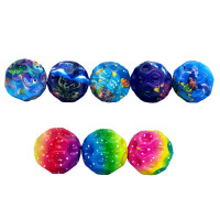 Попрыгунчик "Moon ball" цветной.Диаметр 6,3 см.1 упак*12 штук.Цена за упаковку.1/32 упак.Арт.1208-B