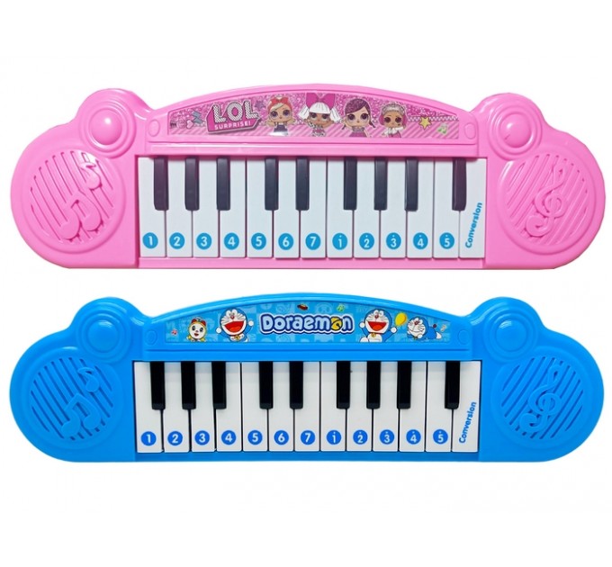 Пианино маленькое на батарейках на 22 клавиши.31.5*9 см.1/192.Арт.118D-68