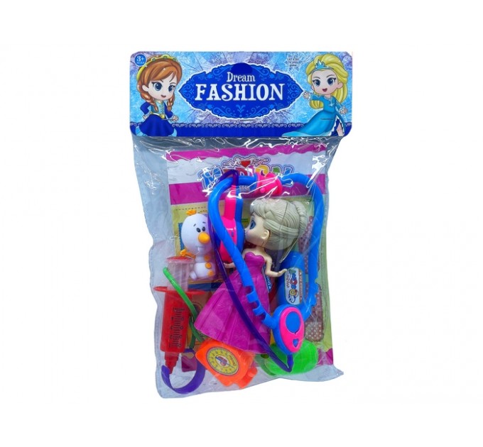 Набор Доктора в пакете с куклой "Dream Fashion".21*30 см.1/168.Арт.ZD893-192A/D