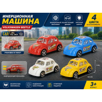 Машина инерционная "Volkswagen Beetle" в пакете.10,5*5*5 см.1/1200.Арт.558
