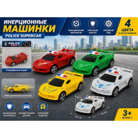 Машинки "Police Supercar" одиночные в пакете.14*9,3*4 см.1/1152.Арт.2074