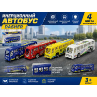 Машина инерционная "Автобус Dusher" в пакете.13*3,5*4 см.1/1200.Арт.727