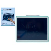 LCD планшет "Пиши-стирай".Монохромный.15\'\'.Выс.31 см.Шир.24 см.1/48.Арт.1501