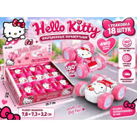 Перевёртыши инерционные 4WD "Hello Kitty".1 упак*18 штук.7,8*7,3*3,2 см.Цена за упак.1/30 уп.Арт.838
