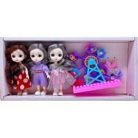 Куклы "Lolly Sweet в подарочном наборе из 3-х штук с каруселью.1/60 уп.Арт.0031P