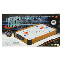 Игра настольная "Aэро-Хоккей" Деревянный.55,5*30,8*7,5 см.1/12.Арт.2493