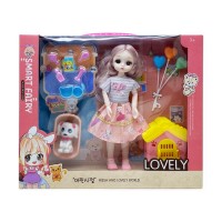 Кукла "Lolly Sweet" с домашним питомцем.30,5*26*6,5 см.1/54.Арт.931A