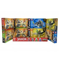 Конструктор "Ninja".4 вида.1 упак*8 штук.24*16*4,5 см.Цена за упаковку.1/36 уп.Арт.A8093